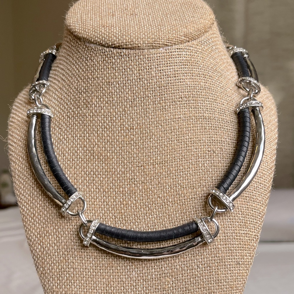Chloe + Isabel, Metal + Leather Necklace
